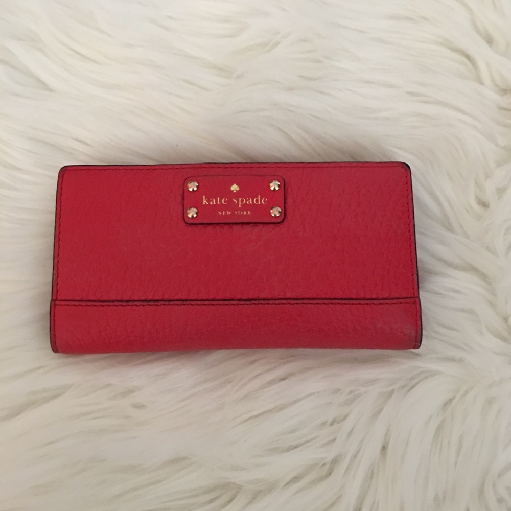 Red Kate Spade Wallet